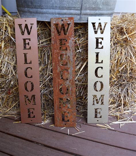 Metal Welcome Signs 